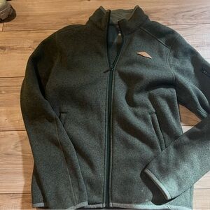 Men's Green Sweater weather zip up
